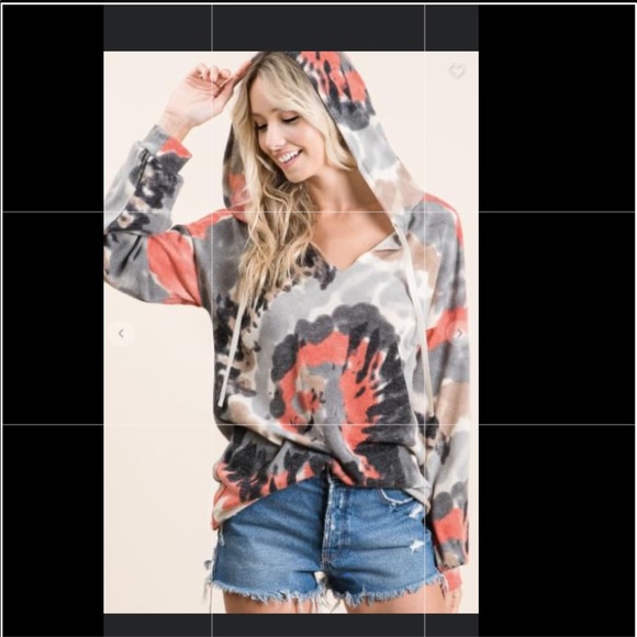 Drawstring hooded top - Picture 1 of 1